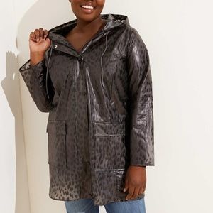 LOFT Animal Print Raincoat